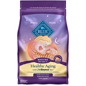 Blue Buffalo Healthy Aging Chicken & Brown Rice Dry Cat Food